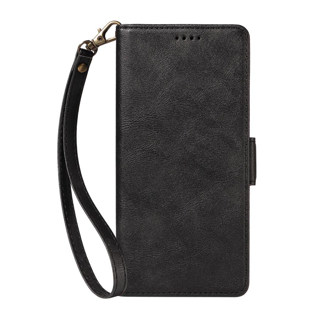 OnePlus 15T/Ace6 Ultra 5G Imitation Cowhide Flip Phone Case with Side Buckle