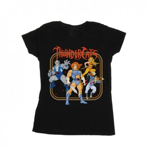 Thundercats Womens/Ladies Group Frame Cotton T-Shirt