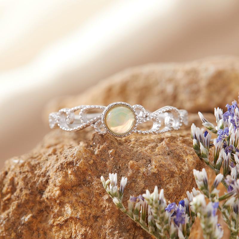 Natural Sapphire Ruby Topa Garnet Peridot Colored Treasure Ring Women'S S925 Sterling Silver Index Finger Ring