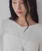 Topgirl (Surgical) Bold Ring Drop Pendant Necklace_Tjn00002