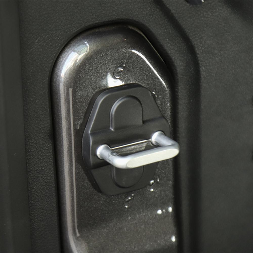 Car Door Lock Protector Decoration Cover for Jeep Wrangler JL Gladiator JT 2018 2022 2023 Interior
