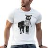 Out for a Walk (black and White) T-Shirt T Shirts Cotton 100% Man T Shirts High Quality Luxury