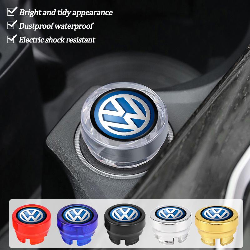 W146Car Cigarette Lighter Cap Auto Lighter Dust Proof Cover Accessories For Volkswagen VW RLine R Golf Amarok T5 T4 Phaeton Caddy