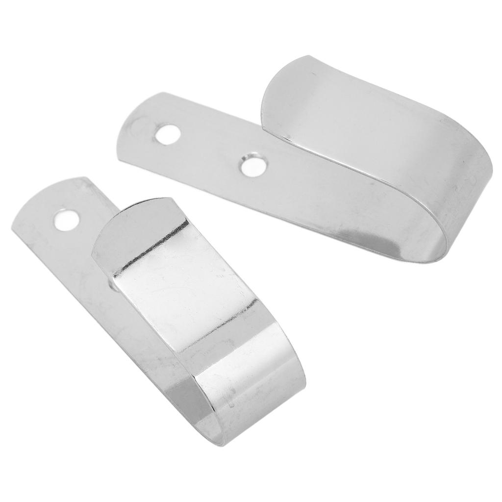 2pcs J Hook Bracket Rustproof Rugged 304 Stainless Steel Smooth Versatile J Hook Hangers for Boats Yachts RVs Accessories