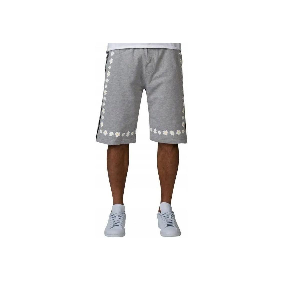 

Adidas Originals Williams Floral Print Mid-Rise Elastic Waist Casual Shorts Men Shorts Gray AO2997 S