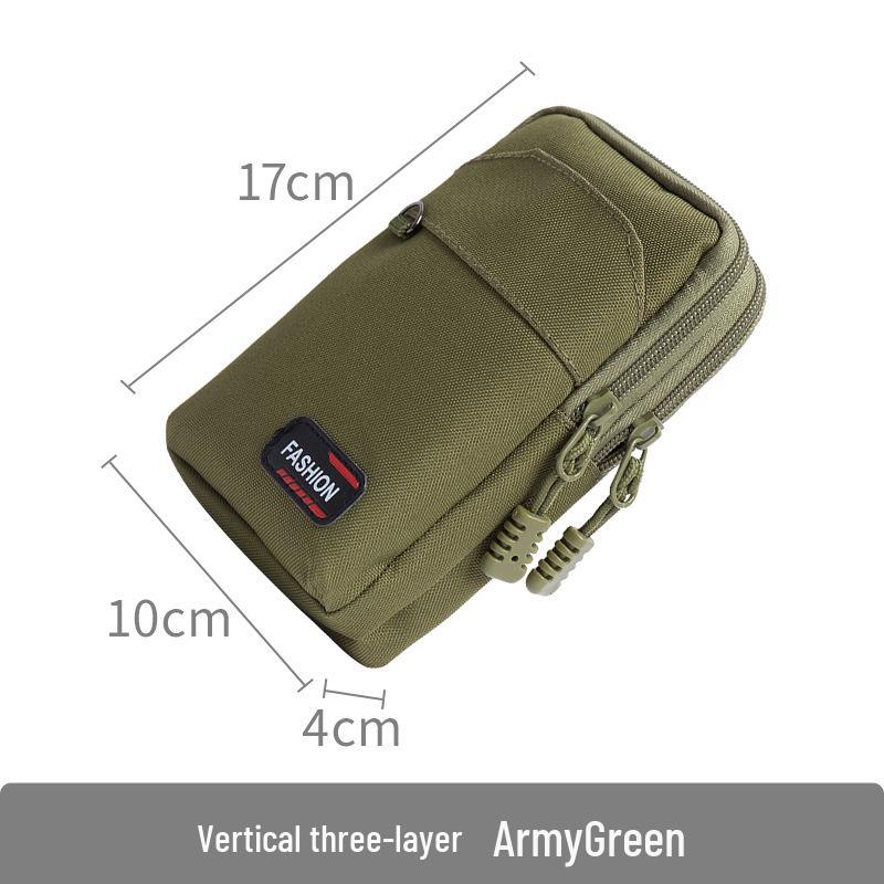 Riñonera Oxford Impermeable 2021 - Soporte para Teléfono en Cinturón para Hombre de 6.5" con Mosquetón para Correr al Aire Libre