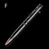 Luxury Bolt Action Ballpoint Pen Black Ink Metal for Edc Writing Journaling Notetaking Student Stationery Party Present