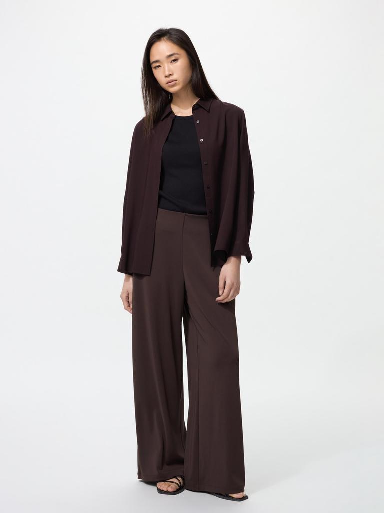 Uniqlo Japan Crepe Jersey Straight Pants