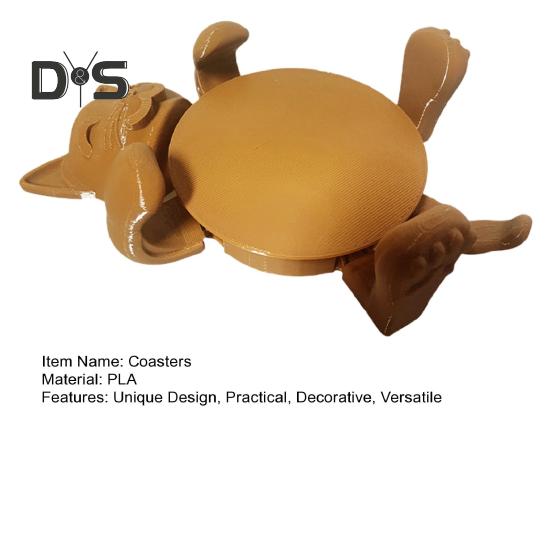 3D Print Cat Coasters Cute Cat Mug Holder Cat Paw Cup Holder Heat-resistant Drink Mat Table Protection for Coffee Tea Lovers