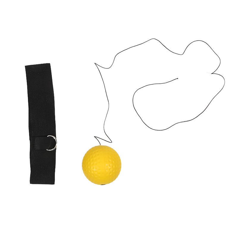 Boxing Reflex Ball Headband Set for Beginner Adjustable Head-Mounted Boxing Speed Ball Adult Children Sports Rebound Reaction Ball