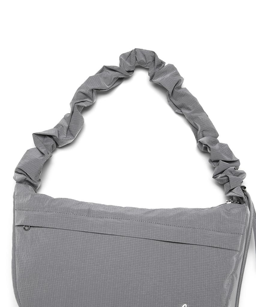 Lee Nylon Shirred Bag Light Gray