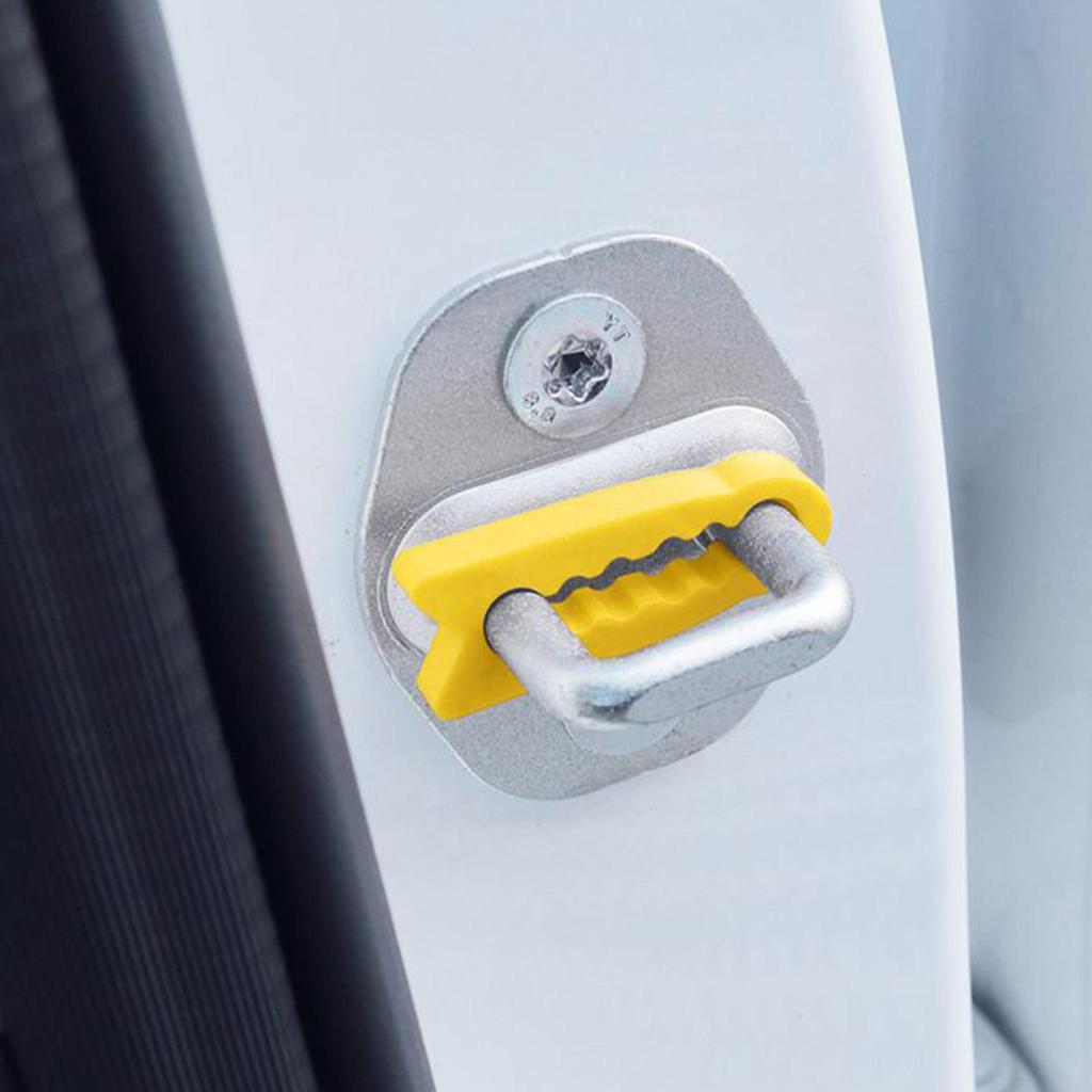 Car Door Shock Absorber 1pcs Universal Car Door Lock Damper Buffer Sillcone Deadener Seal Shock Absorber Noise Insulation