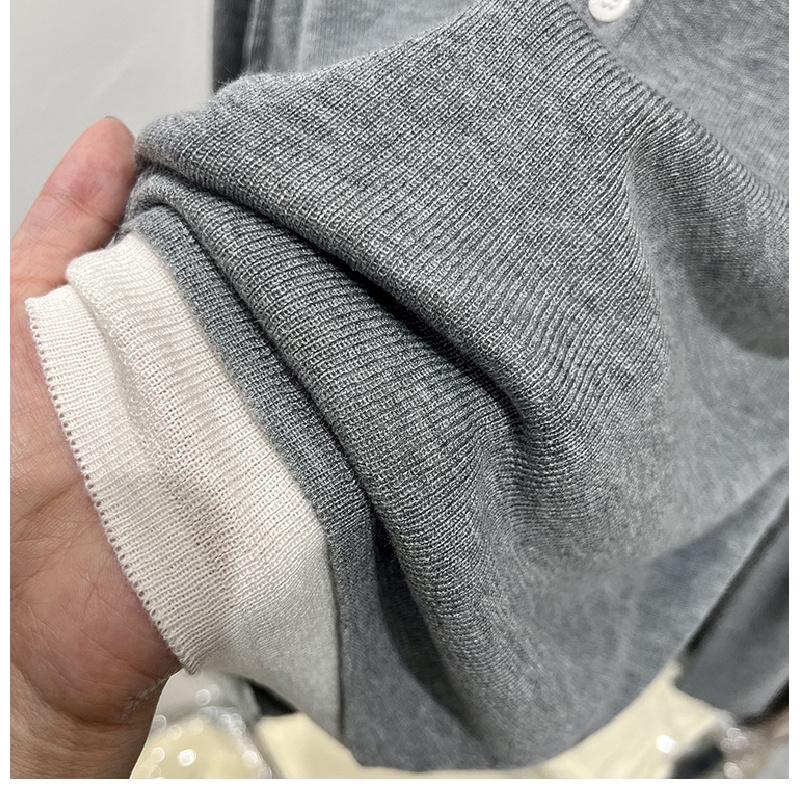 Maglione da Donna Nuovo Primavera 2026 con Bottoni, Top a Maglia Finto Due Pezzi Scollo a V, Blusa a Manica Lunga