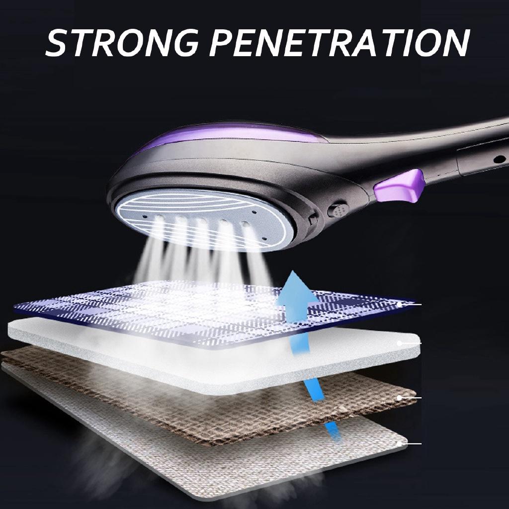 220V Clothes Ironing Machine 1000W Electric Garment Steamer Travel Hanging Steaming Iron Cloth Brush