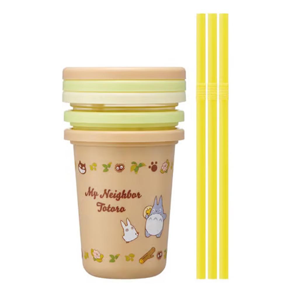 My Neighbour Totoro Cup With Straw (Pack of 3)