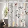 Bathroom Thickened Waterproof Curtain Mildew Proof Shower Curtain Shower Partition Curtain Shower Curtain Bathroom Curtain Free Perforation