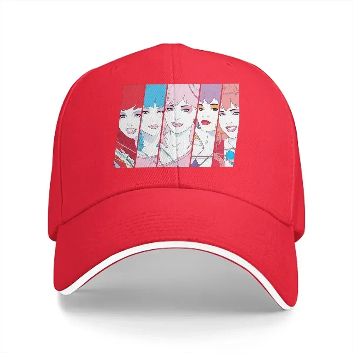 

Pure Color Dad Hats Glamour and Glitter Casual Hat Sun Visor Caps Jem And The Holograms Peaked Cap 56-58cm