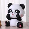 Coin Holder with Anti Fall Feature Convenient Money Storage Case Automatic Money Collection Box Panda Money Saving Jar