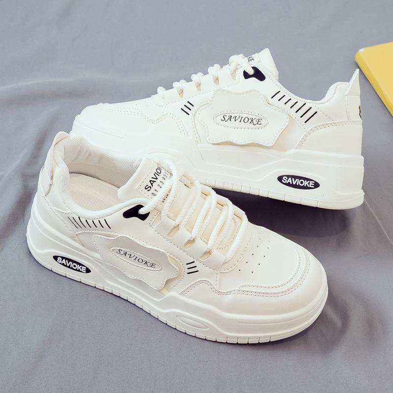 Autumn New Little White Shoes Women's Shoes Versatile Casual Sports Shoes Thick Baseplate Shoes Spring and Autumn