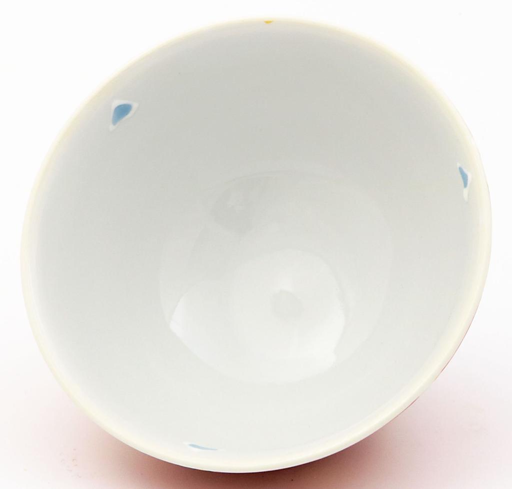 Hasami Ware Daishingama Colorful Hemp Leaf Rice Bowls (Pair) (Gift Boxed)