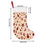 Christmas decoration fireplace hanging stockingChristmas Stockings 1pc 45.72 cm, Christmas Festive Reindeer Re