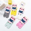 Students Cotton Split Toe Female Flip-flops Socks Low Tube Socks Geta Socks Pig Socks Two Toe Socks
