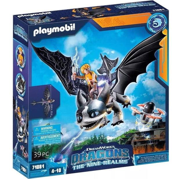 Plastic Construction Set Playmobil Dragons Nine Worlds Thunder 71081