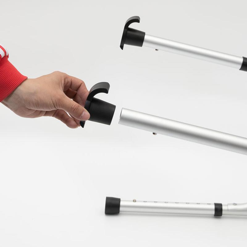 1Pc Walker Glide Skis Walking Feet Glides Folding Walking Replacement Part Antiskid Walking Stick Crutch Cane Bottom Pads Cover