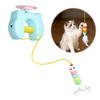 Interactive Cat Hanging Toys USB Charging Self-Play Pet Chase Toy Auto-Rebound Cat-Teasing Tool for Relieve Boredom Burn Energy