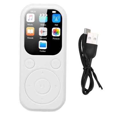 MP3 Player with Bluetooth 5.4 HiFi Speaker Voice Recorder 2.01in Screen Portable Music Player