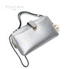 Pisoraro Wallet Shoulder Bag with Smartphone PR184 SILVER Storage, Crossbody, Silver, Multifunctional,