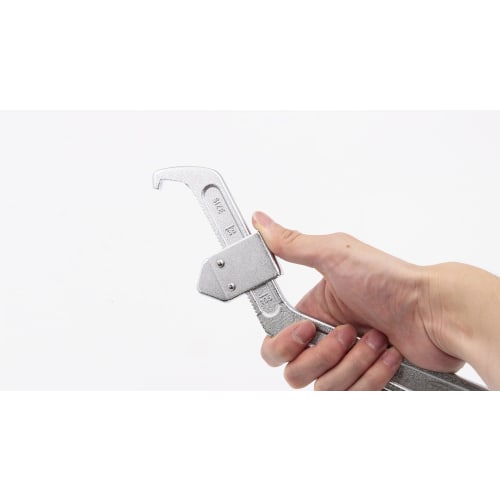 TONE Hook Spanner (Adjustable) FSA-105 Applicable Grooved Round Nut Diameter 35-105mm Total Length 278mm
