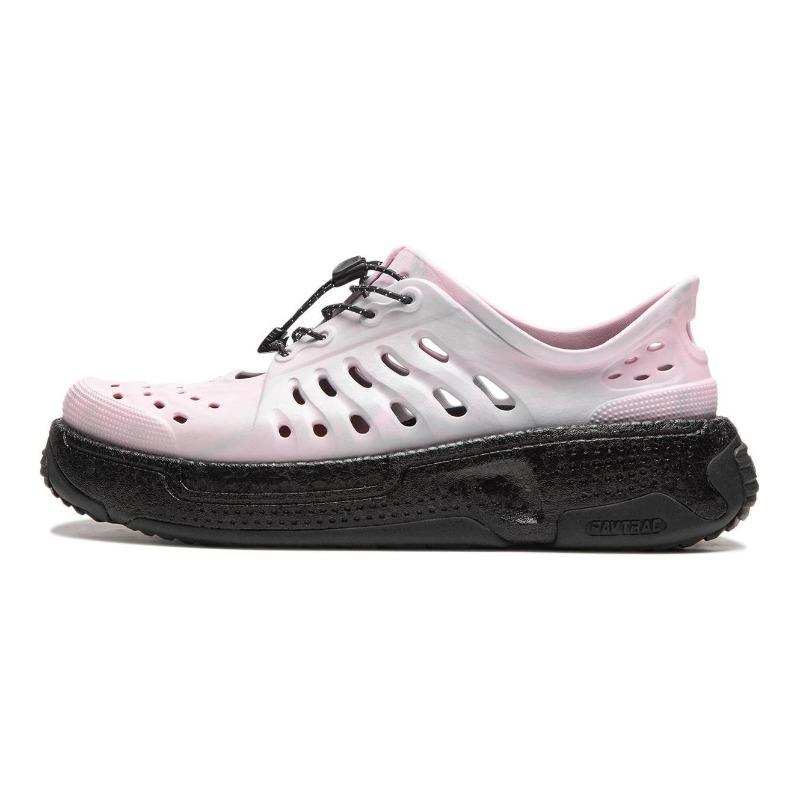 Li-Ning Pangu Trek Unisex Water Shoes Pink Gray Breathable Fashion AZSU017-2 43.5
