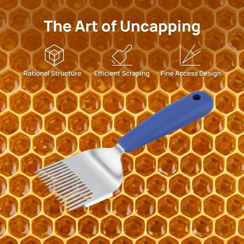 Sturdy Design Bee Uncapping Fork Stainless Steel Uncapping Fork Honey Comb Uncapping