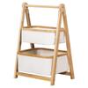 Multi-layer Folding Storage Rack for Bedroom, Living Room, and Bathroom