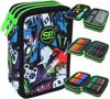 Coolpack Three-Compartment Pencil Case Skate Equipment