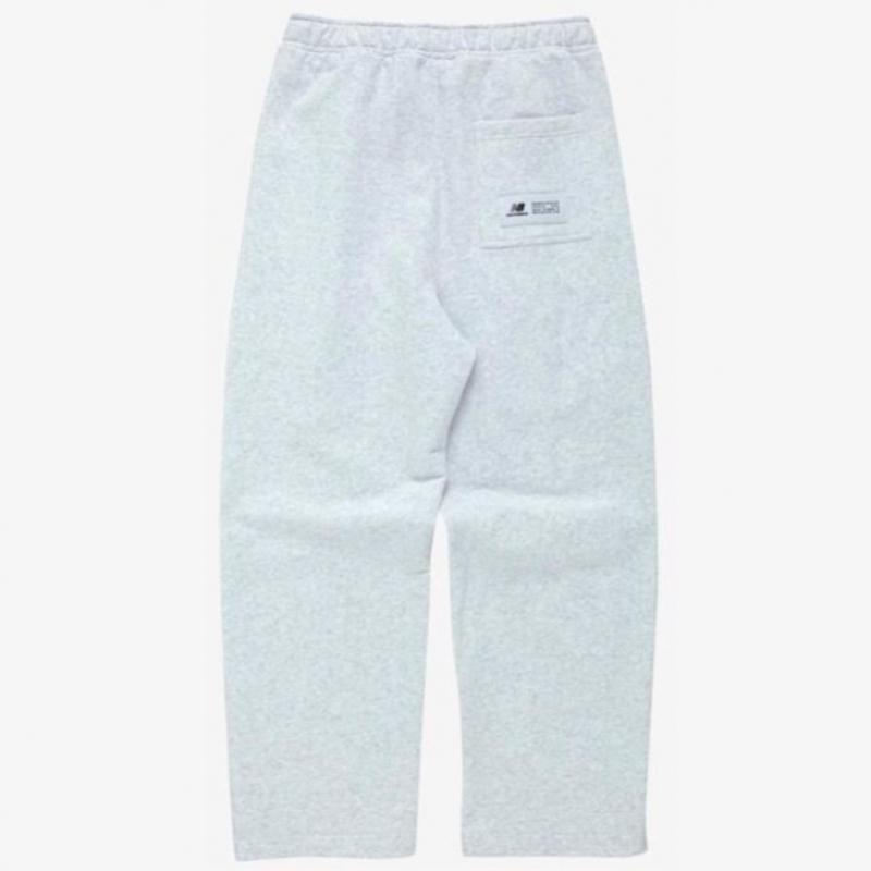 New Balance Men One Tuck Wide Sweatpants Gray Nbmld13143