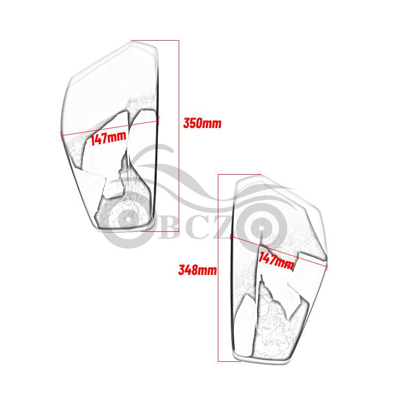 TVTX1300 Motorcycle Battery Side Fender Waterproof Protective Cover