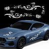 Butterfly Love Flower Totem Sticker Personality Car Racing Body Side Body Hood Decor Decal Vinyl Cover Auto Tuning Accessories