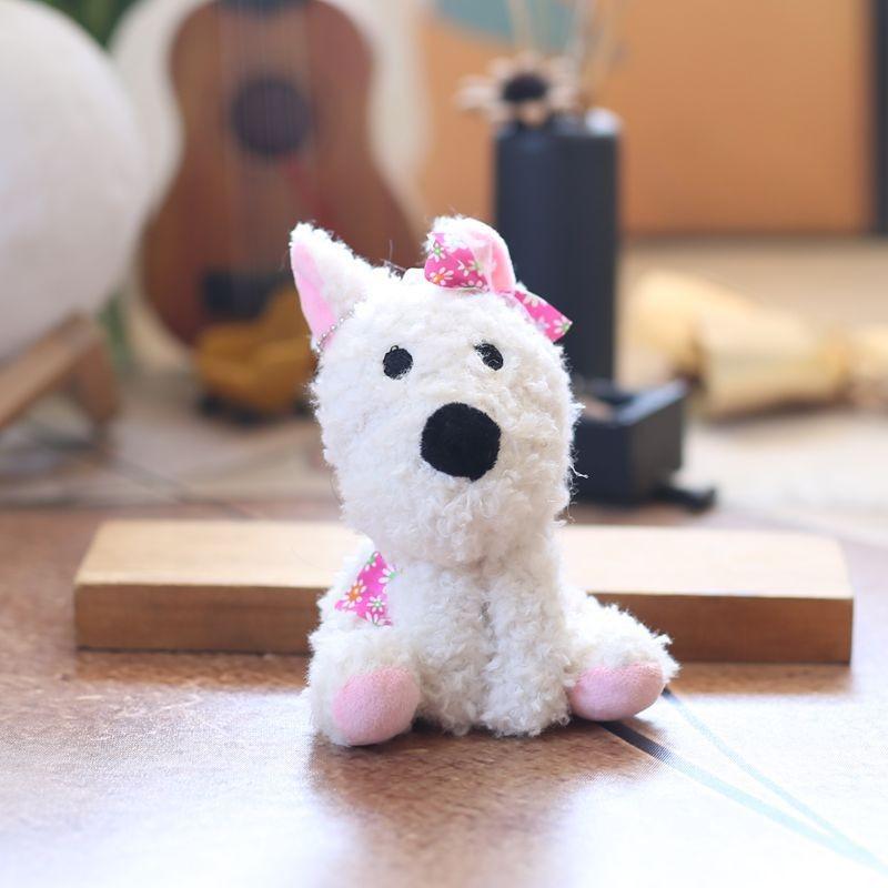Highland West Cuter Puppy Plush Keychain Backpack Pendant For Kids Pp Cotton