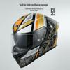 All-Season Motorcycle Full Face Helmet, 3C Certified for Men and Women