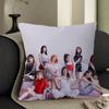 Fromis_9 Kpop Style Girl Office Cushion Pillowcase Car Cushion Cover45X45Cm Lumbar Pillowcase Sofa Pillowcover