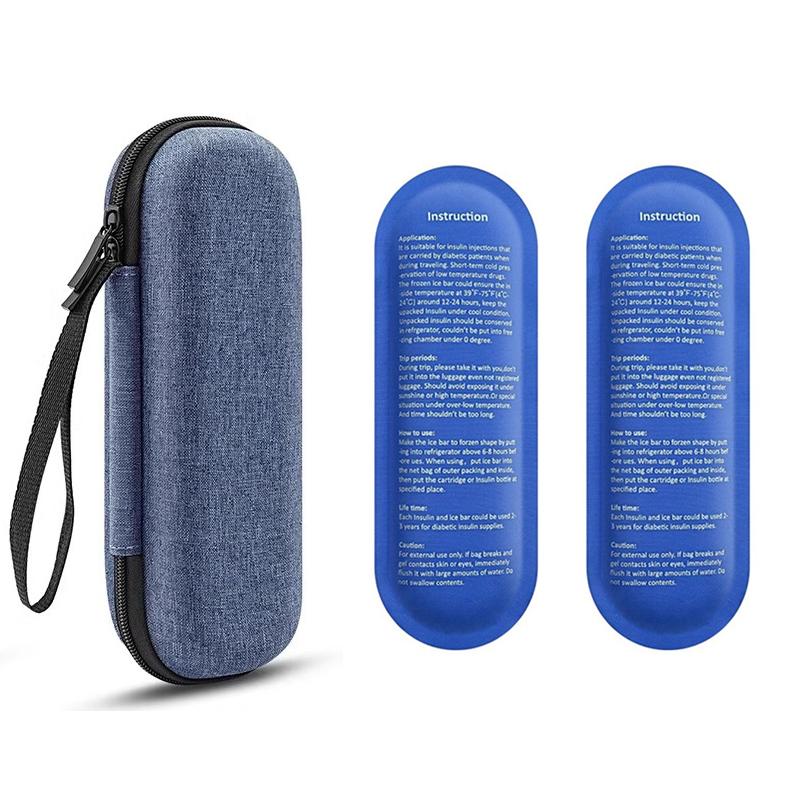Portable Insulin Cooling Bag Carry-on Protector Waterproof Diabetic Medication Storage Bag for Insulin Pen Daily Life and Trips