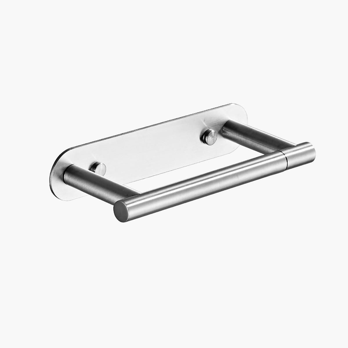 304 Stainless Steel Rotatable Toilet Paper Holder - Easy Change, No Punch, Bathroom Organizer