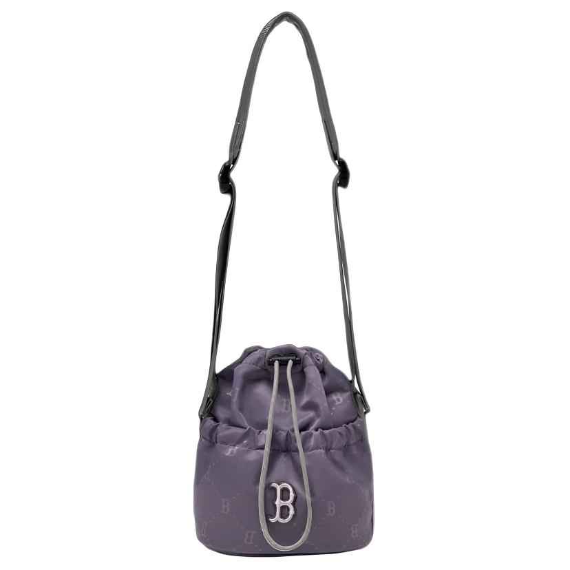 

MLB Boston Red Sox 25FW Letter Print Design Nylon Crossbody Mini Bag Women bags Purple 3ACRM025N-43VOL Basic Set (Bag)