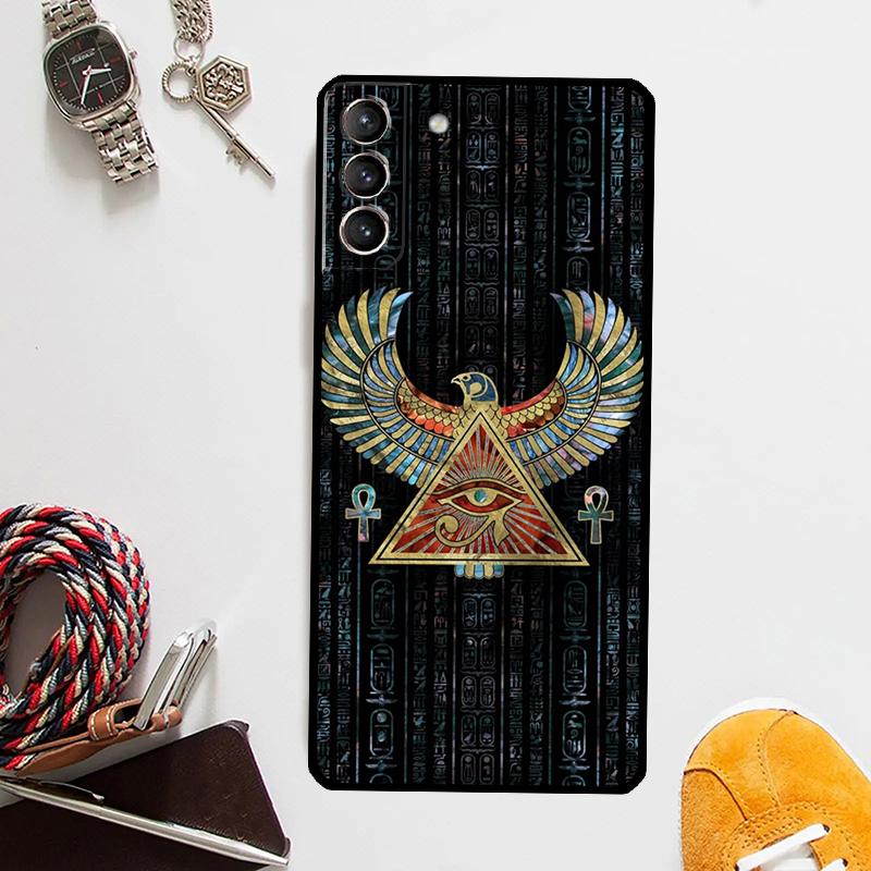 

Чехол для телефона Eye of Horus Egypt для Samsung Galaxy S24 Ultra S22 Plus S20 S21 S23 FE Note 20 10 S8 S9 S10 Galaxy S20 Plus