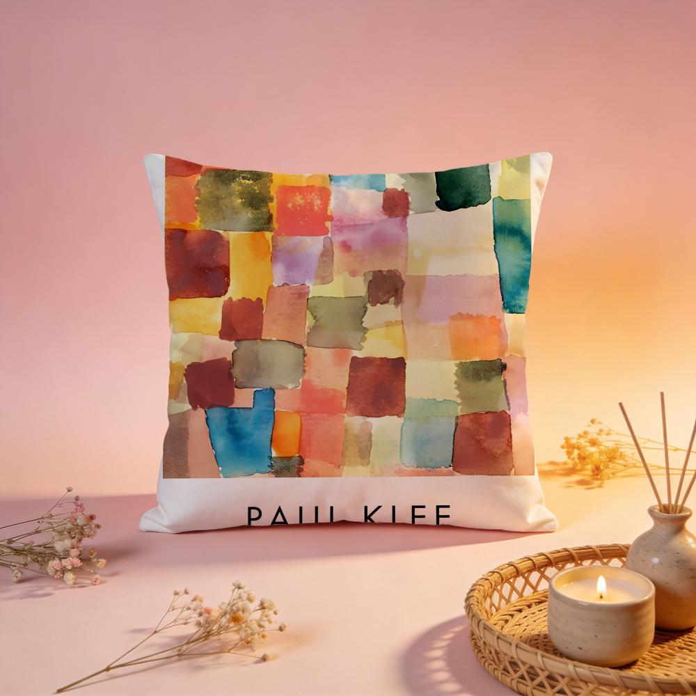 

Stylish Ppaul Kleeew Cushion Cover Comfortable Durable Pillow Cover MultiScene for Home Office Car Sofa 30X30cm