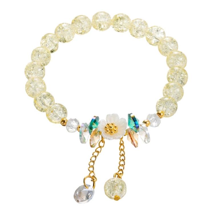 Rope Bracelet Sweet Flower Bracelet Colorful Beaded Bracelet Suitable for Party