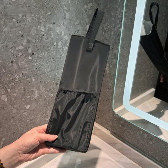 Haarglätterhalter Hitzebeständig Lockenstabtasche Wasserabweisend Knopfverschluss Haargerätehalter Arbeitsplatten-Schutz Haargeräte-Organizer