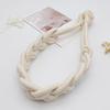 2pcs Magnetic Curtain Buckle Tie Strap Hand-woven Tied Tied Belt French White Yarn Tie Rope Light Luxury High-end Pair